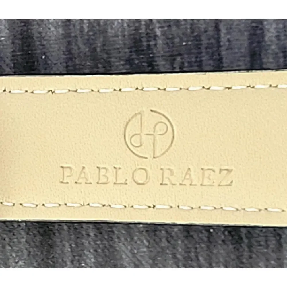 New Vintage Pablo Raez 40mm Mens Slv‎ Wht Blk Presage Watch